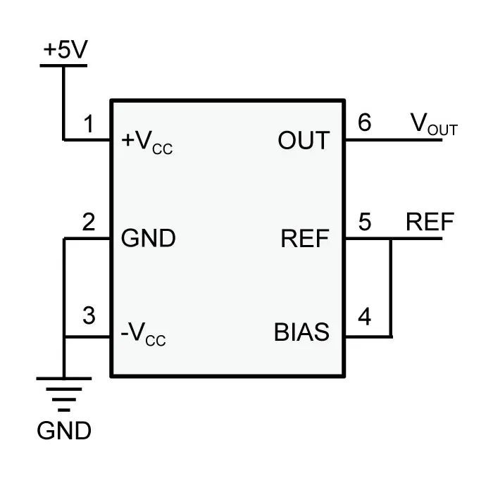图4：单电源供电的典型应用参考电路图
